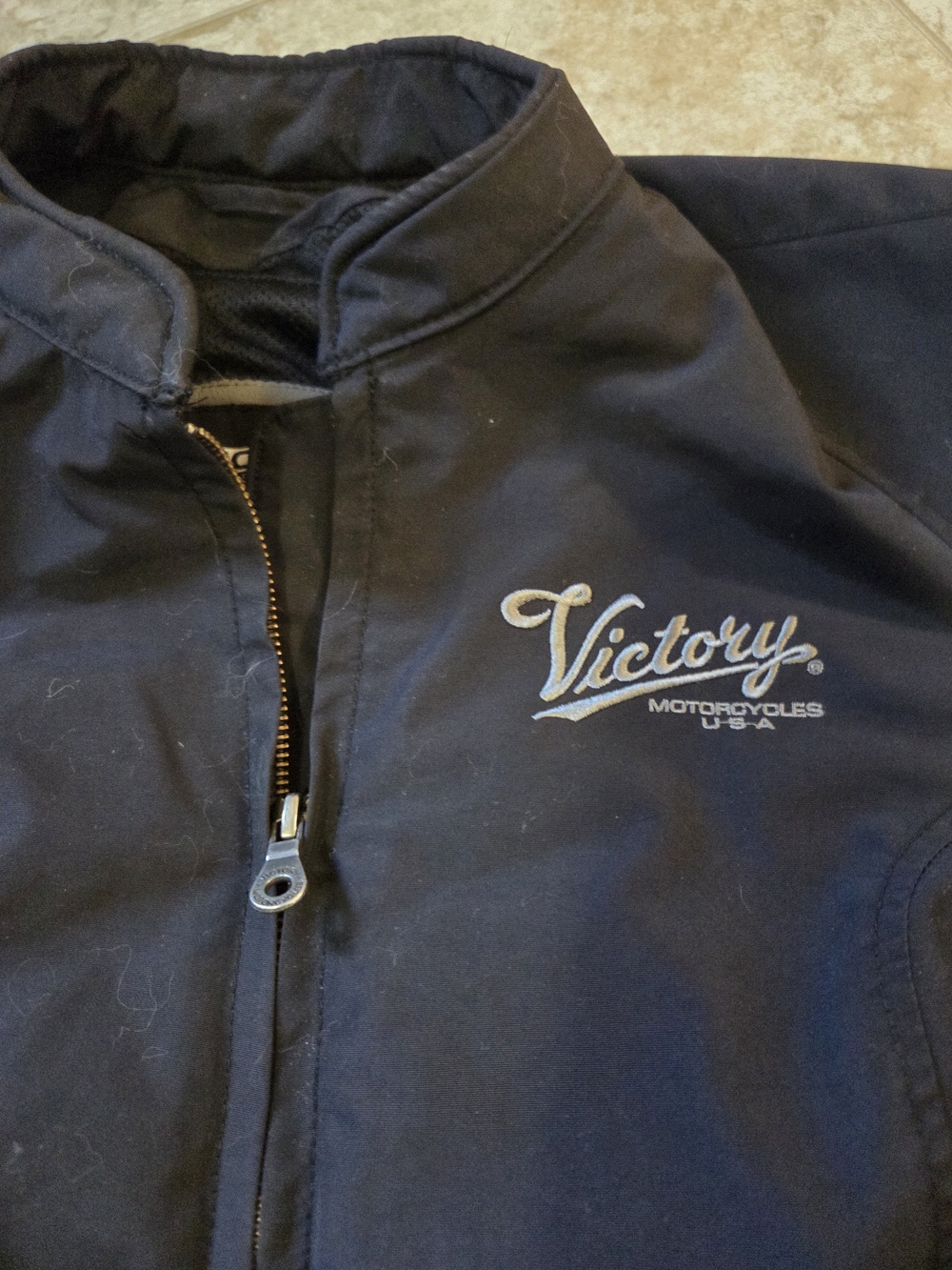 Victory Motorcycles Small Black Riding Jacket - Picture 2 of 13
